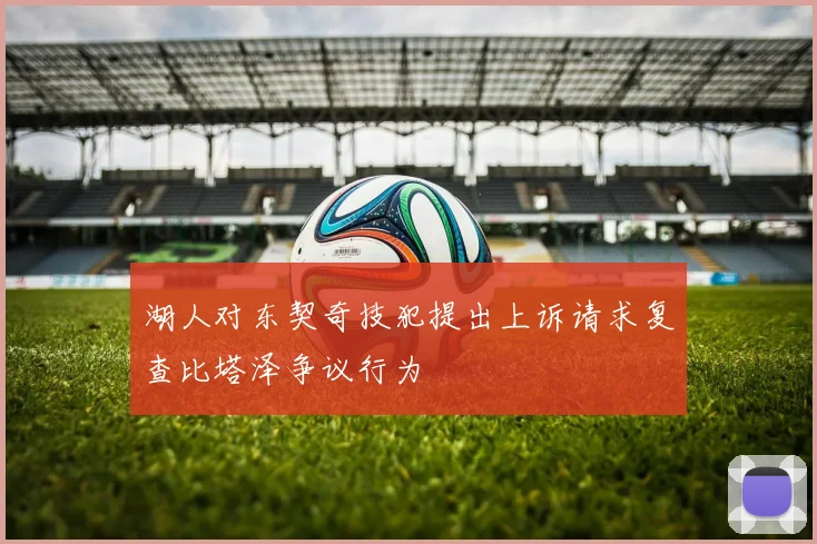 湖人对东契奇技犯提出上诉请求复查比塔泽争议行为